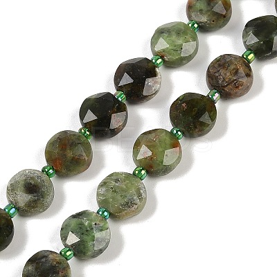 Natural Green Opal Beads Strands G-C116-A78-01-1