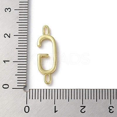 Rack Plating Brass Connector Charms KK-P245-07G-G-1