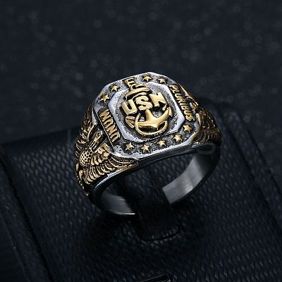 304 Stainless Steel Finger Rings for Men WG95800-06-1