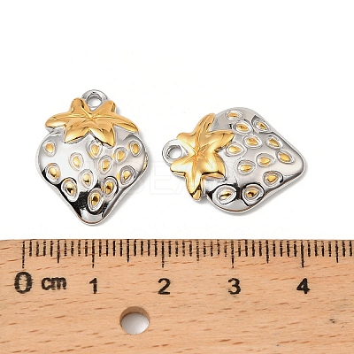 304 Stainless Steel Pendants STAS-T068-72GP-1