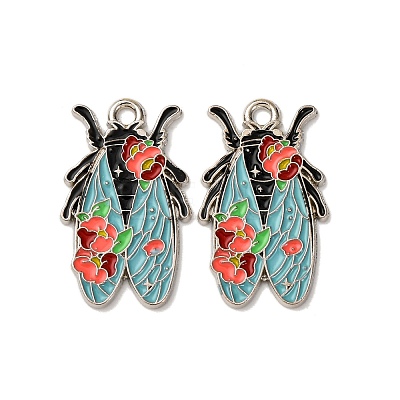 Alloy Enamel Pendants X1-FIND-H051-01C-P-1