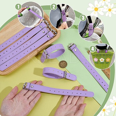 Imitation Leather Belt for Bike Basket Fixation FIND-WH0817-106B-1