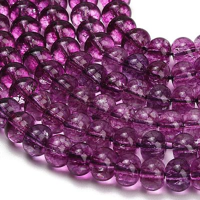 Dyed Imitation Gemstone Glass Beads Strands GL-Z001-03B-07-1