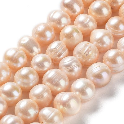 Natural Cultured Freshwater Pearl Beads Strands PEAR-E019-17-1