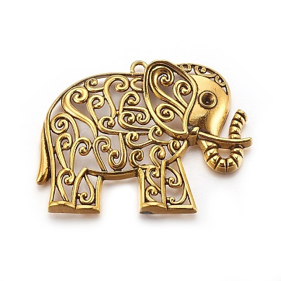 Tibetan Style Alloy Big Pendants LS-TIBEP-29-AG-LF-1