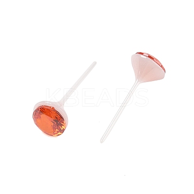 Hypoallergenic Bioceramics Zirconia Ceramic Stud Earrings EJEW-C111-05B-1