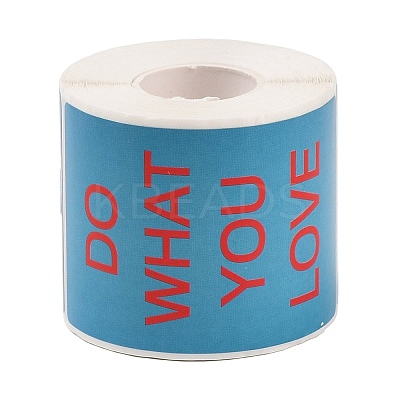 200Pcs Thank You Theme Stickers Roll DIY-M070-01G-1