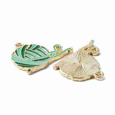 Zine Alloy Enamel Pendants LS-ENAM-WH0065-04G-1
