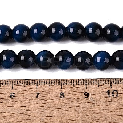 Imitation Tiger Eye Glass Beads Strands GLAA-Q106-03A-B10-1