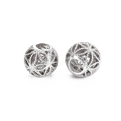 Rack Plating Alloy European Beads MPDL-N039-119P-1