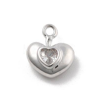 Brass Micro Pave Cubic Zirconia Pendants LS-KK-D283-02P-1