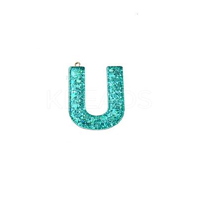 Transparent Epoxy Resin Pendants LS-CRES-YW0002-01U-1