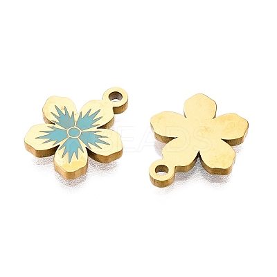 Ion Plating(IP) 316L Surgical Stainless Steel Charms STAS-H213-23G-01-1