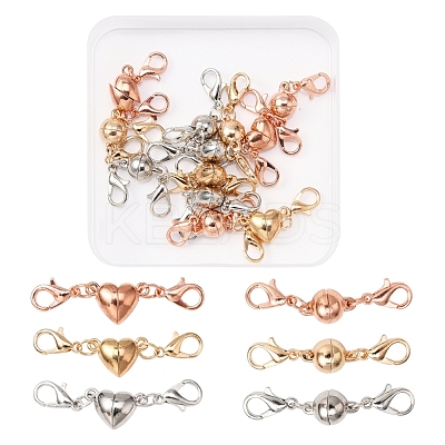 12Sets 2 Style Alloy Magnetic Clasps Converter FIND-YW0001-39-1
