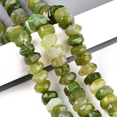 Natural Agate Beads Strands G-N356-01A-17-1