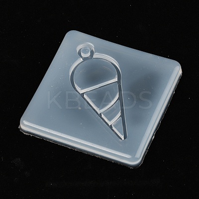 Ice-Cream Cone Silicone Pendant Molds DIY-R078-18-1