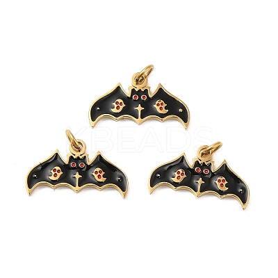 Halloween Ion Plating(IP) 304 Stainless Steel Pendants STAS-D066-03G-1