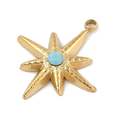 304 Stainless Steel Pendants STAS-P380-60G-1