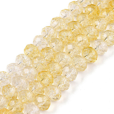 Transparent Glass Beads Strands GLAA-T023-4mm-A17-1