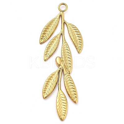Ion Plating(IP) 304 Stainless Steel Pendants STAS-P379-02F-G-1