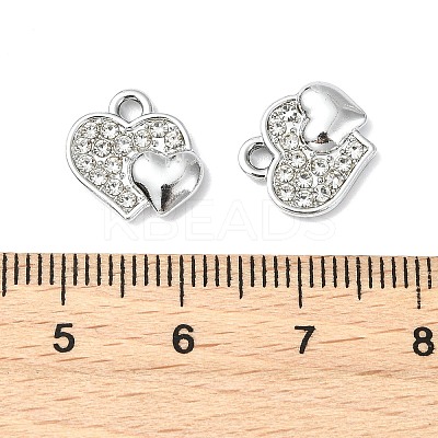 Alloy Crystal Rhinestone Pendants ALRI-T012-01A-P-1