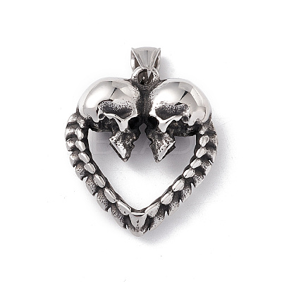 304 Stainless Steel Manual Polishing Pendants STAS-G267-17AS-1