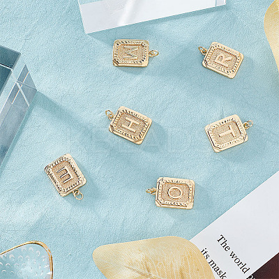 6Pcs 6 Style Brass Pendants KK-AR0003-66-1