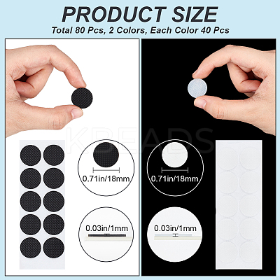 4 Sets 2 Colors Plastic Grips for Guitar Picks AJEW-CN0002-33-1