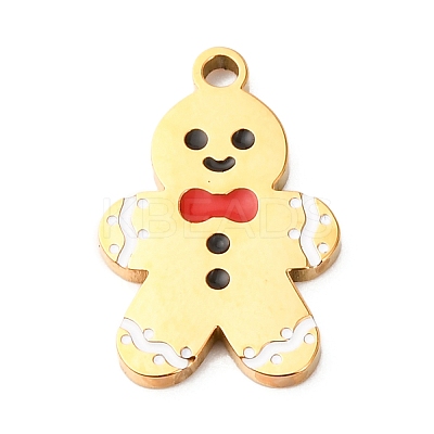 Christmas 304 Stainless Steel Pendants STAS-D129-11A-G-1