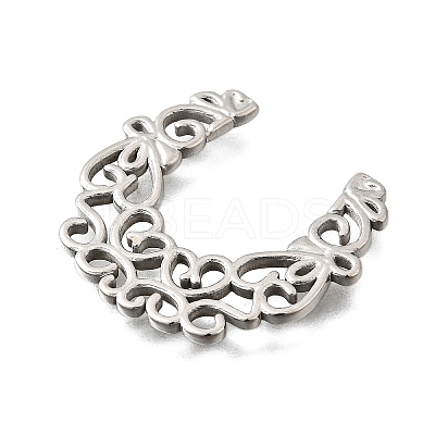304 Stainless Steel Filigree Joiners STAS-Q362-03B-P-1