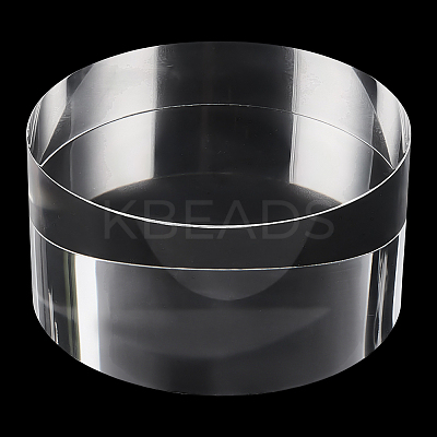 Column Transparent Acrylic Jewelry Display Pedestals ODIS-WH0106-29-1