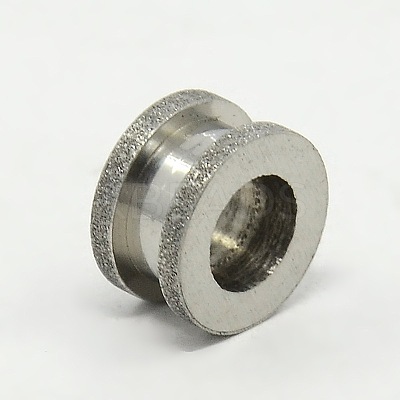 Tarnish Resistant 201 Stainless Steel Large Hole Column Textured Beads STAS-G037-10-1