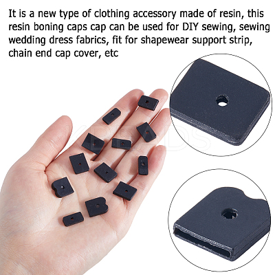 120Pcs 4 Style Resin Boning Caps for Wedding Dress AJEW-GF0008-63-1