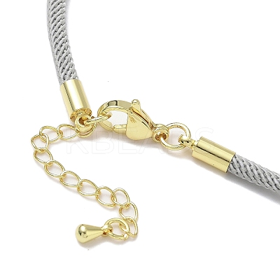 3MM Nylon Milan Cord Necklace Making NJEW-H084-01G-41-1