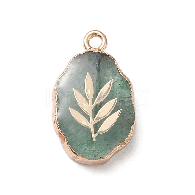 Natural Green Strawberry Quartz Pendants LS-G-K333-01G-1