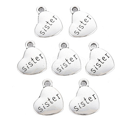 Tibetan Style Alloy Family Charms LS-X-TIBEP-5429-AS-LF-1