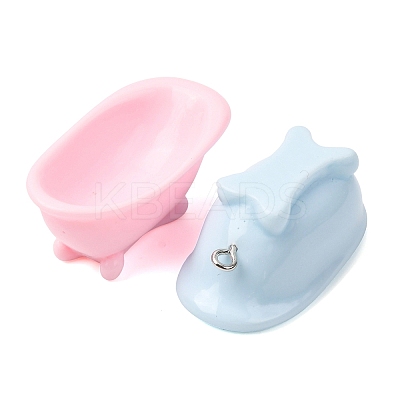 Opaque Resin Pendants FIND-K031-02A-1