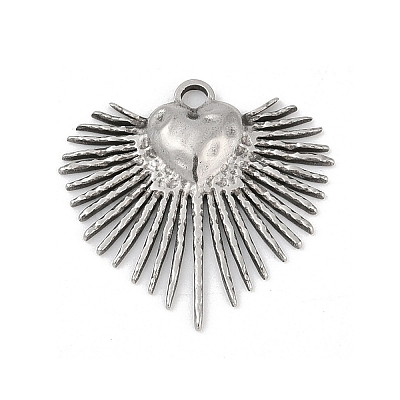304 Stainless Steel Pendants STAS-D366-01E-P-1