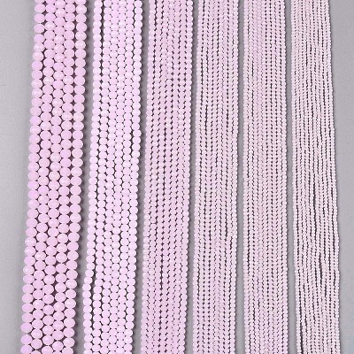 Glass Beads Strands EGLA-A044-J3mm-D02-1