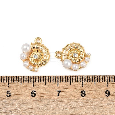 Brass Micro Pave Cubic Zirconia Pendants X-KK-F902-06A-G-1
