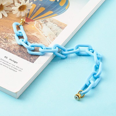 Acrylic Cable Chains Phone Case Chain HJEW-JM00483-1