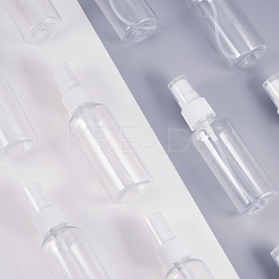 60ml Transparent PET Plastic Refillable Spray Bottle MRMJ-BC0001-51-1
