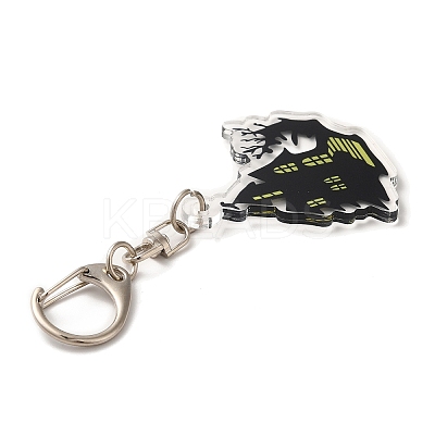 Halloween Acrylic Pendant Keychain KEYC-M020-01B-1