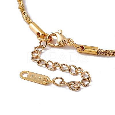 316 Stainless Steel Spiky Chain Bracelet for Women BJEW-G655-08G-1