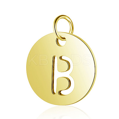 304 Stainless Steel Charms Ion Plating(IP) A-STAS-S105-T514G-B-1