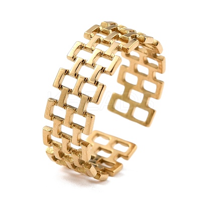 Ion Plating(IP) 304 Stainless Steel Finger Rings RJEW-L102-20G-1