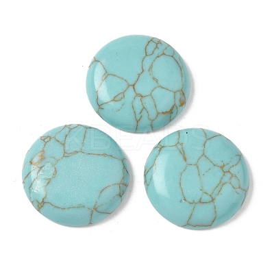 Synthetic Turquoise Cabochons G-C189-05H-1