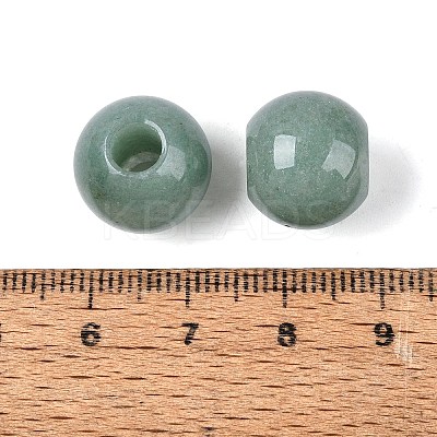 Natural Green Aventurine European Beads G-Q602-09B-05-1
