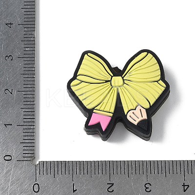 Bowknot Silicone Beads SIL-V001-05A-1
