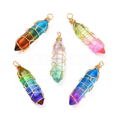 Glass Pendants PALLOY-JF00954-1
